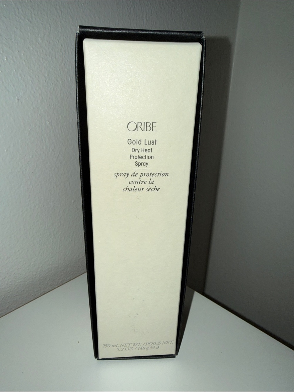Oribe Gold Lust Dry Heat Protection Spray - Cream and Black Packaging